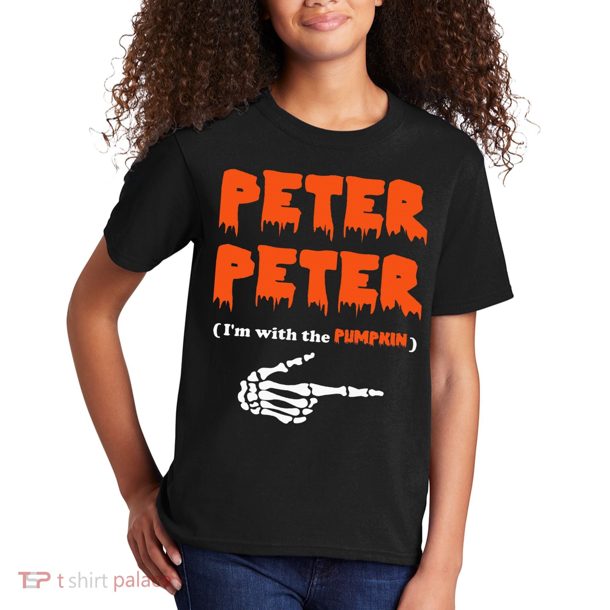 Peter Peter IM With The Pumpkin Halloween Costume Kids T-Shirt