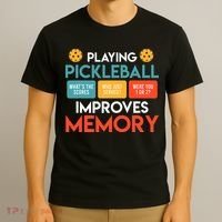 Playing Pickleball improves memory Pickleball T-Shirt thumb 3