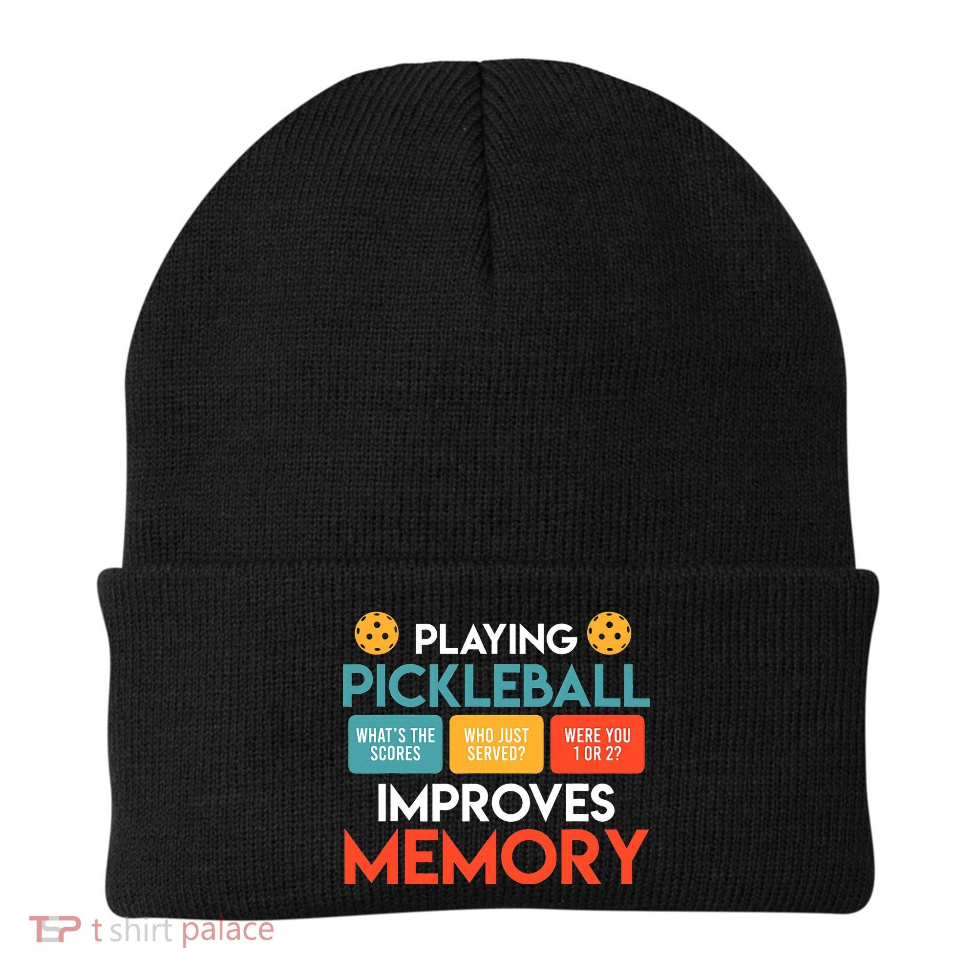Playing Pickleball improves memory Pickleball Beanie