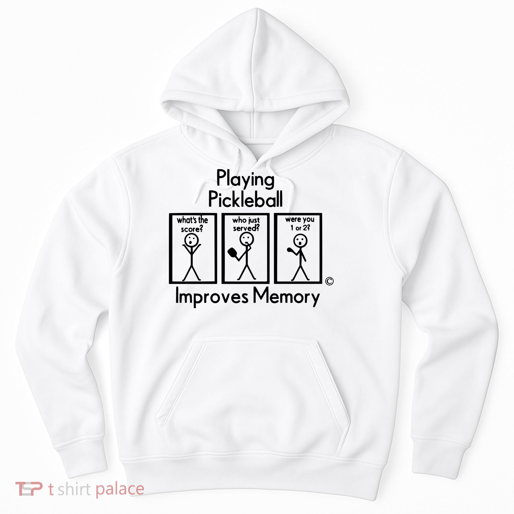 Playing Pickleball Improves Memory Hoodie