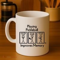 Playing Pickleball Improves Memory Coffee Mug thumb 4