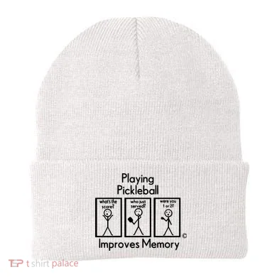 Playing Pickleball Improves Memory Beanie