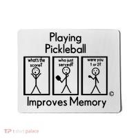 Playing Pickleball Improves Memory Mousepad thumb 0