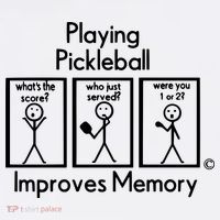 Playing Pickleball Improves Memory Mousepad thumb 1