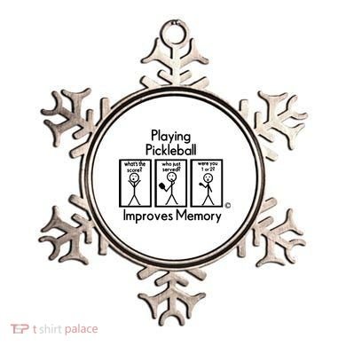 Playing Pickleball Improves Memory Ornament