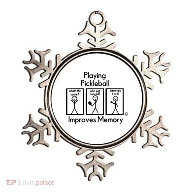 Playing Pickleball Improves Memory Ornament