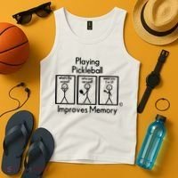 Playing Pickleball Improves Memory Tank Top thumb 4