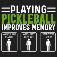 Playing Pickleball Improves Memory Funny Pickleball Women's Sweatshirt thumb 2