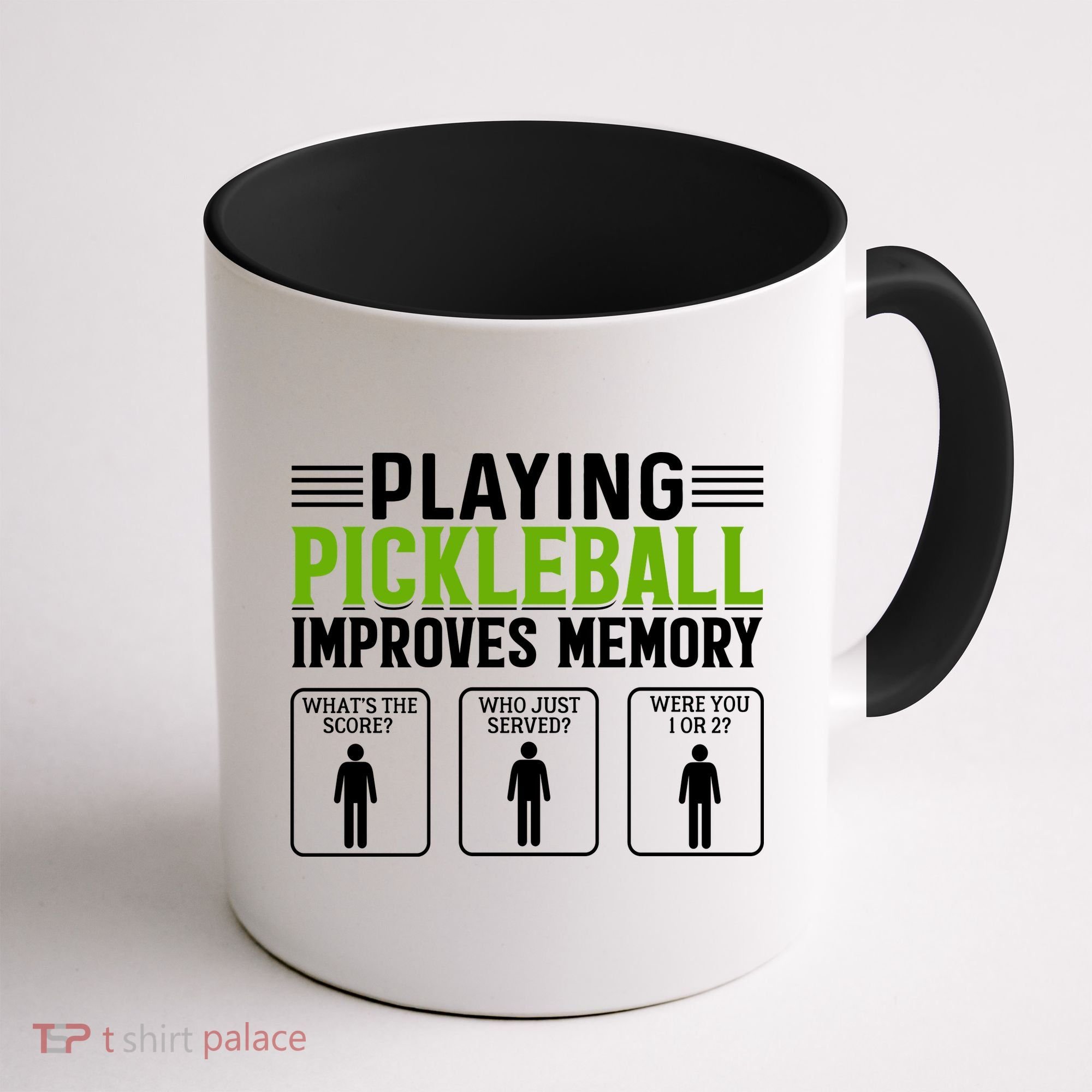 Playing Pickleball Improves Memory Funny Pickleball Coffee Mug
