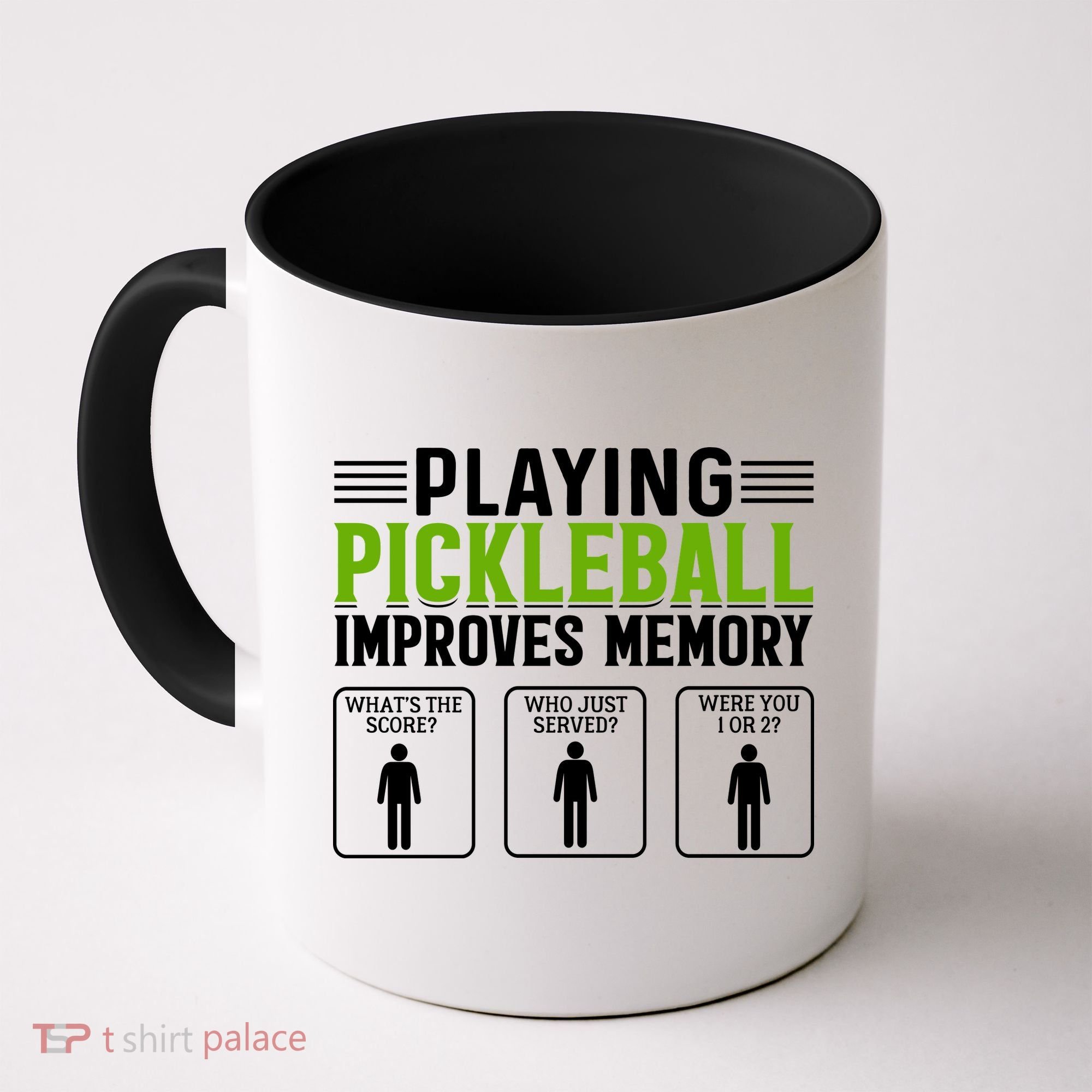 Playing Pickleball Improves Memory Funny Pickleball Coffee Mug