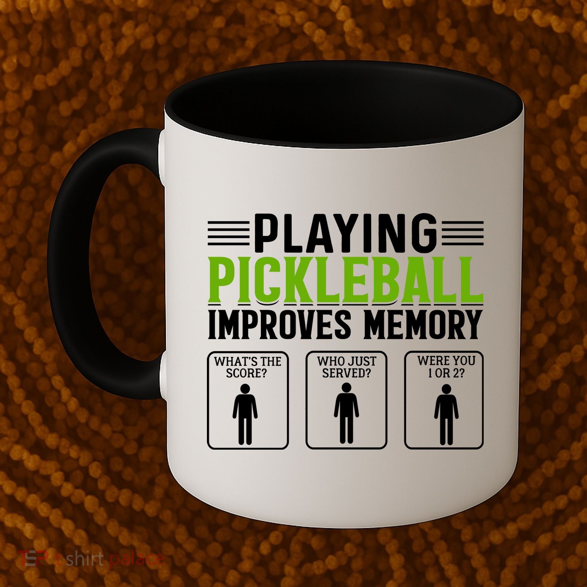 Playing Pickleball Improves Memory Funny Pickleball Coffee Mug