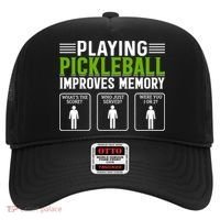 Playing Pickleball Improves Memory Funny Pickleball Hat thumb 0