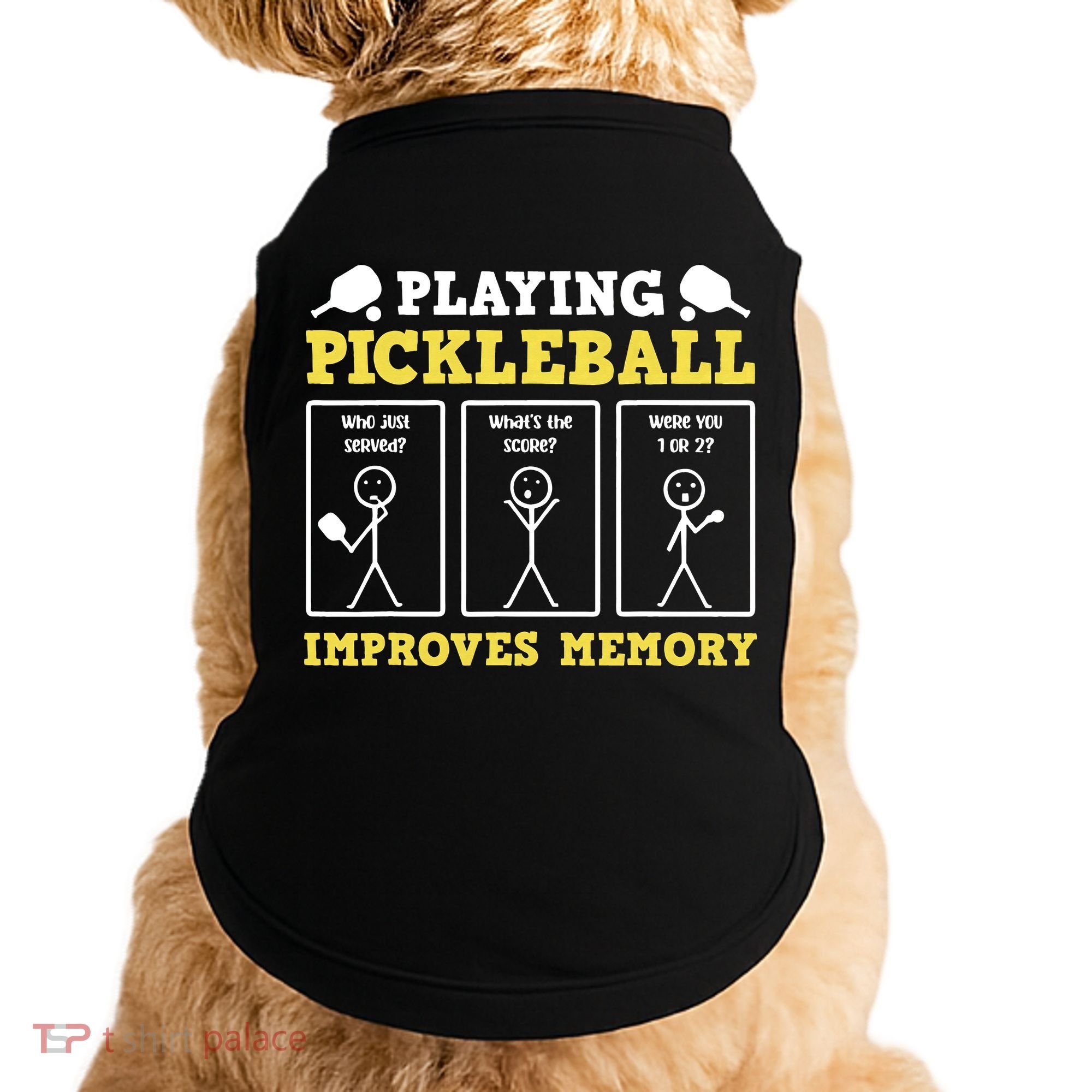 Playing Pickleball Improves Memory Dink Funny Pickleball Doggie Tank