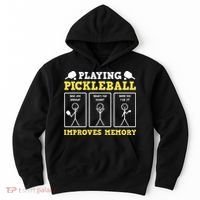 Playing Pickleball Improves Memory Dink Funny Pickleball Hoodie thumb 0