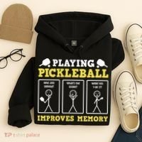 Playing Pickleball Improves Memory Dink Funny Pickleball Hoodie thumb 4