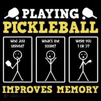 Playing Pickleball Improves Memory Dink Funny Pickleball Polo thumb 3