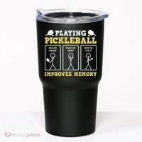 Playing Pickleball Improves Memory Dink Funny Pickleball Tumbler thumb 0