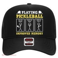Playing Pickleball Improves Memory Dink Funny Pickleball Hat thumb 0