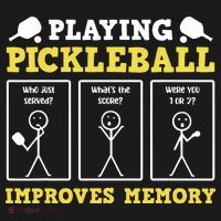 Playing Pickleball Improves Memory Dink Funny Pickleball Tote Bag thumb 4