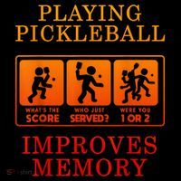 Playing Pickleball Improves Memory Love Pickleball Gift Mousepad thumb 1