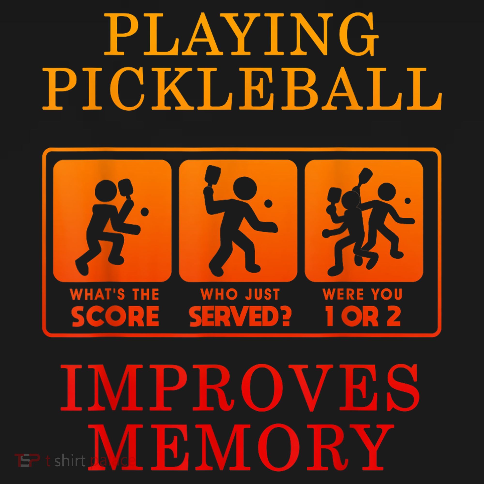 Playing Pickleball Improves Memory Love Pickleball Gift Tank Top