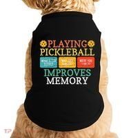 Playing Pickleball Improves Memory retro Pickleball Dinking Doggie Tank thumb 0