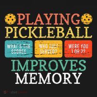 Playing Pickleball Improves Memory retro Pickleball Dinking Hoodie thumb 2