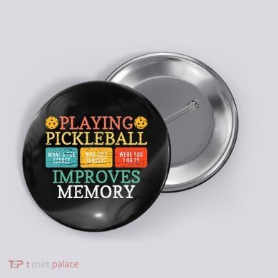Playing Pickleball Improves Memory retro Pickleball Dinking Button