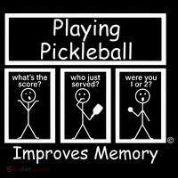 Playing Pickleball Improves Memory Funny Pickleball Women's Hoodie thumb 2