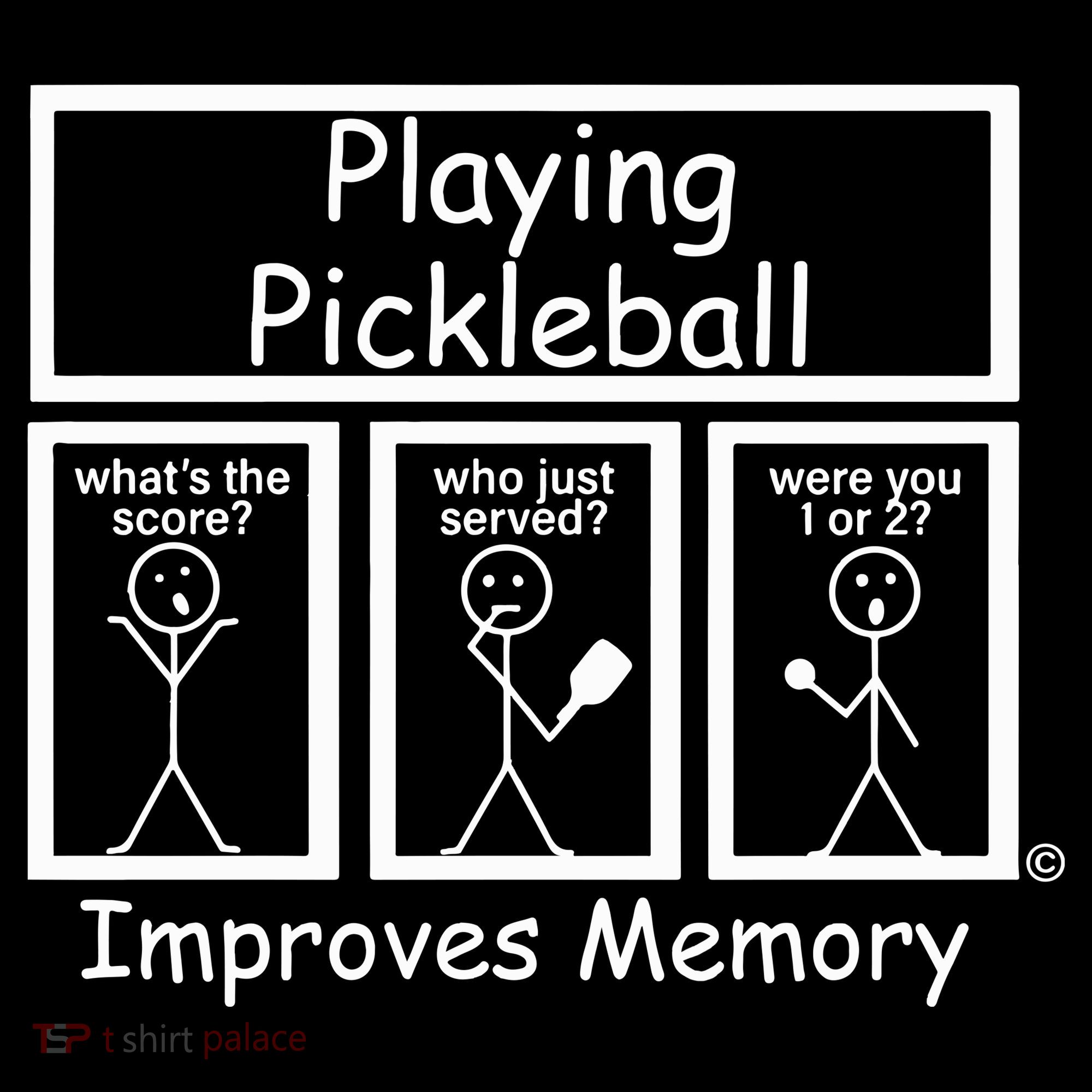 Playing Pickleball Improves Memory Funny Pickleball Visor