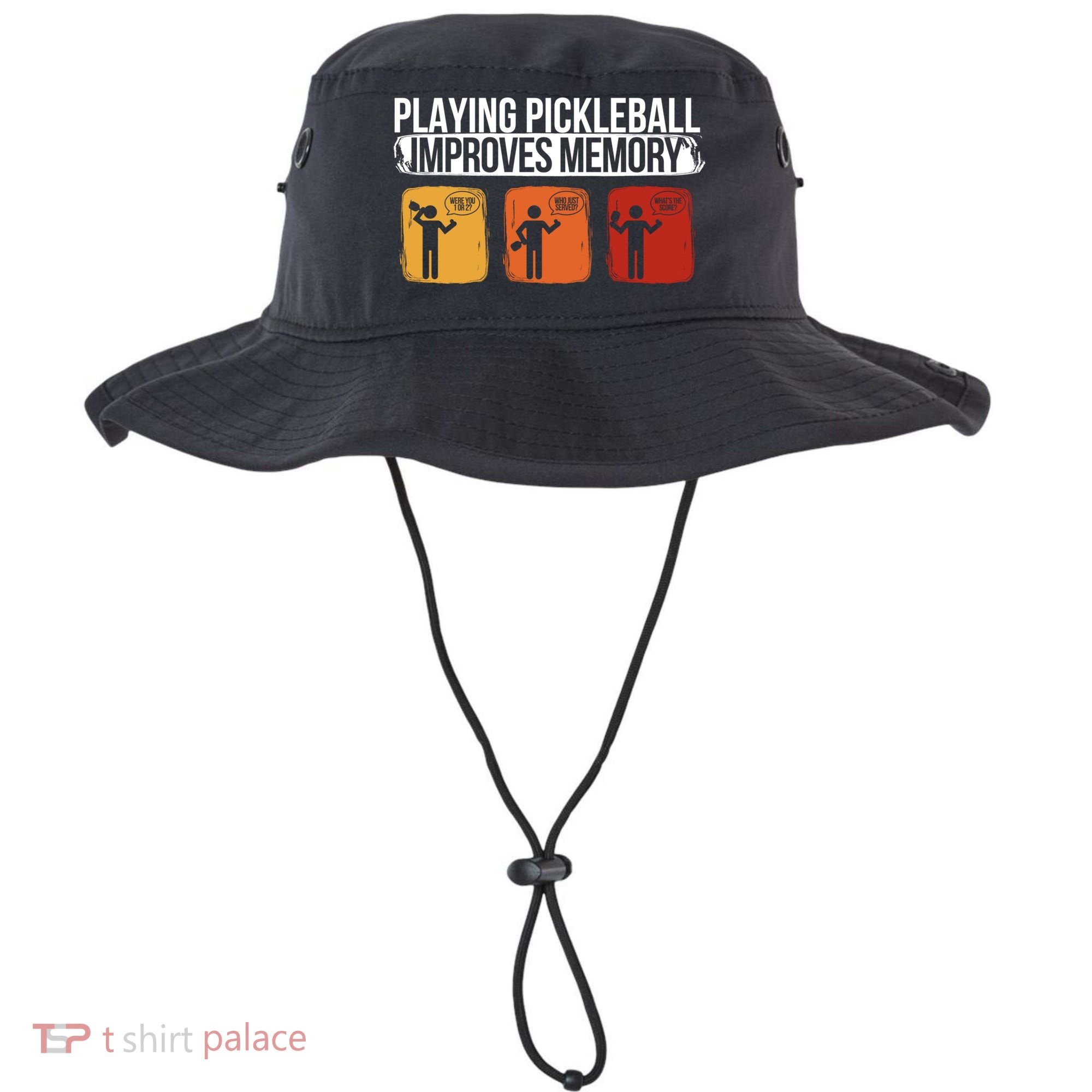 Playing Pickleball Improves Memory Pickleball Player Cute Gift Bucket Hat