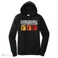 Playing Pickleball Improves Memory Pickleball Player Cute Gift Women's Hoodie thumb 0