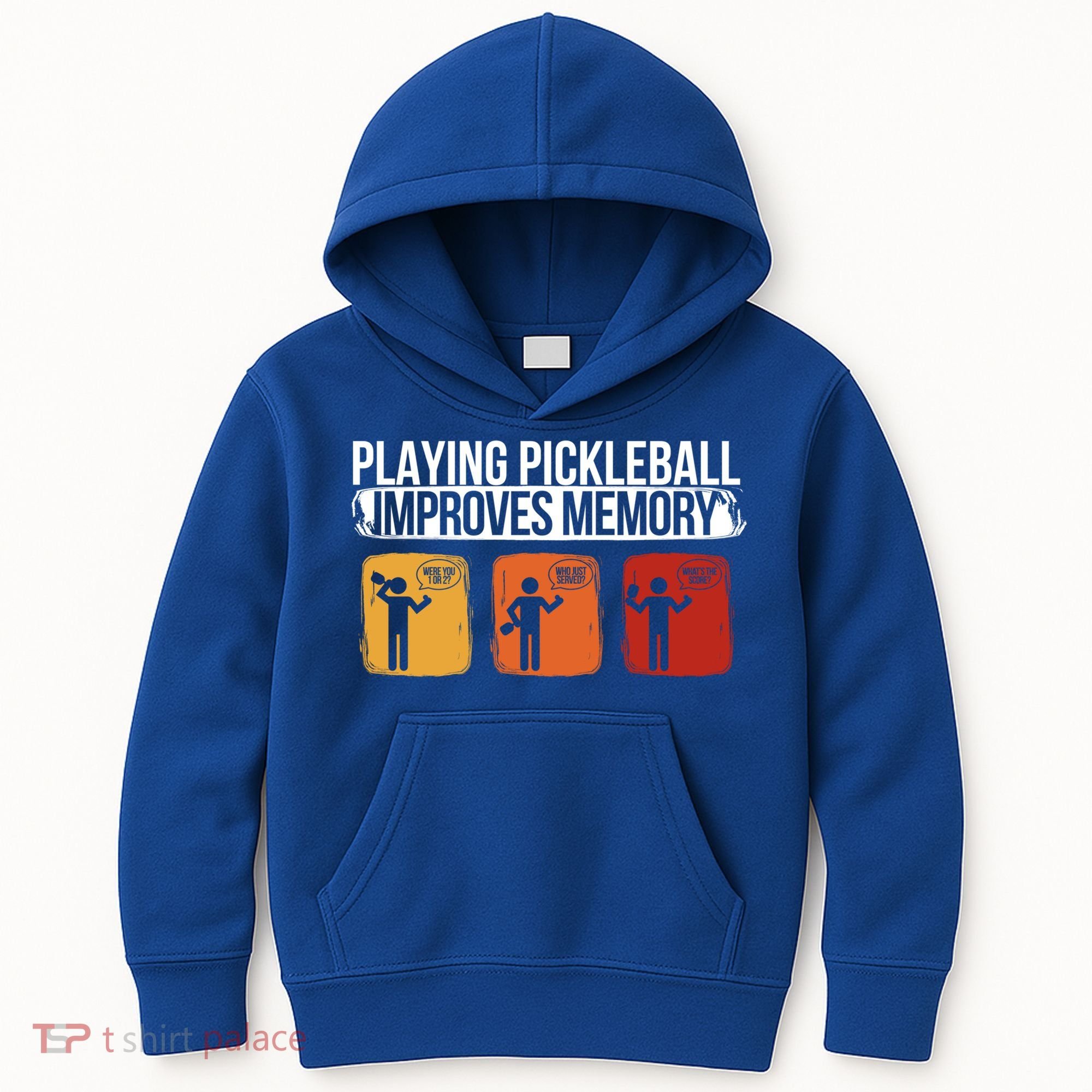 Playing Pickleball Improves Memory Pickleball Player Cute Gift Kids Hoodie