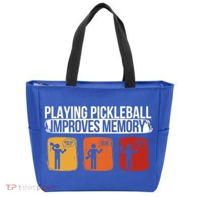 Playing Pickleball Improves Memory Pickleball Player Cute Gift Tote Bag