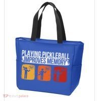 Playing Pickleball Improves Memory Pickleball Player Cute Gift Tote Bag thumb 3
