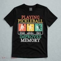 Playing Pickleball Improves Memory Pickleball T-Shirt thumb 5