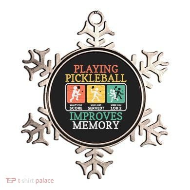 Playing Pickleball Improves Memory Pickleball Ornament