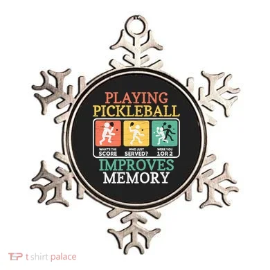 Playing Pickleball Improves Memory Pickleball Ornament