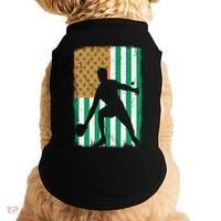 Ping Pong Irish American Flag St Patrick's Day Table Tennis Funny Gift Doggie Tank thumb 0