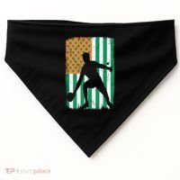 Ping Pong Irish American Flag St Patrick's Day Table Tennis Funny Gift USA-Made Doggie Bandana thumb 0