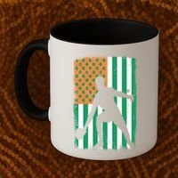 Ping Pong Irish American Flag St Patrick's Day Table Tennis Funny Gift Coffee Mug thumb 2