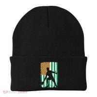 Ping Pong Irish American Flag St Patrick's Day Table Tennis Funny Gift Beanie thumb 0