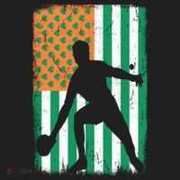 Ping Pong Irish American Flag St Patrick's Day Table Tennis Funny Gift Beanie thumb 2