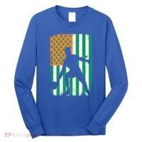 Ping Pong Irish American Flag St Patrick's Day Table Tennis Funny Gift Long Sleeve Shirt thumb 0