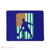 Ping Pong Irish American Flag St Patrick's Day Table Tennis Funny Gift Mousepad thumb 0