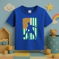 Ping Pong Irish American Flag St Patrick's Day Table Tennis Funny Gift Toddler T-Shirt thumb 3