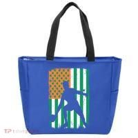 Ping Pong Irish American Flag St Patrick's Day Table Tennis Funny Gift Tote Bag thumb 0