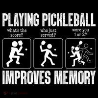 Playing Pickleball Improves Memory Long Sleeve Shirt thumb 2