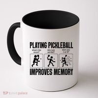 Playing Pickleball Improves Memory Coffee Mug thumb 0