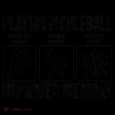 Playing Pickleball Improves Memory 16oz Travel Tumbler